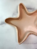 Coastal Blush Peach Starfish Ring Dish
