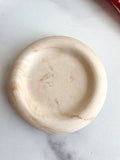 Coffee Marbled Stone Ring Dish