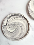 Gray Marbled Coasters – Set of 2