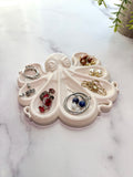 Coastal White Octopus Ring Dish