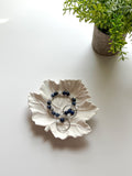 White Leaf Ring Dish