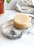 Gray Marble Oval Trinket Tray – Catchall Dish