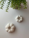 White Pumpkin Candle Holder - Set of 2