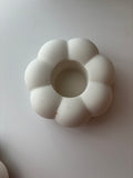 White Pumpkin Candle Holder - Set of 2