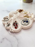 Coastal White Octopus Ring Dish
