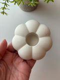 White Pumpkin Candle Holder - Set of 2