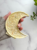 Yellow Crescent Moon Tabletop Décor – Seasonal Collection