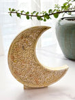 Yellow Crescent Moon Tabletop Décor – Seasonal Collection