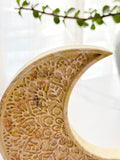 Yellow Crescent Moon Tabletop Décor – Seasonal Collection