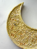Yellow Crescent Moon Tabletop Décor – Seasonal Collection