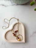 Peachy Heart Ring Dish – Soft Stone Collection