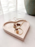 Peachy Heart Ring Dish – Soft Stone Collection