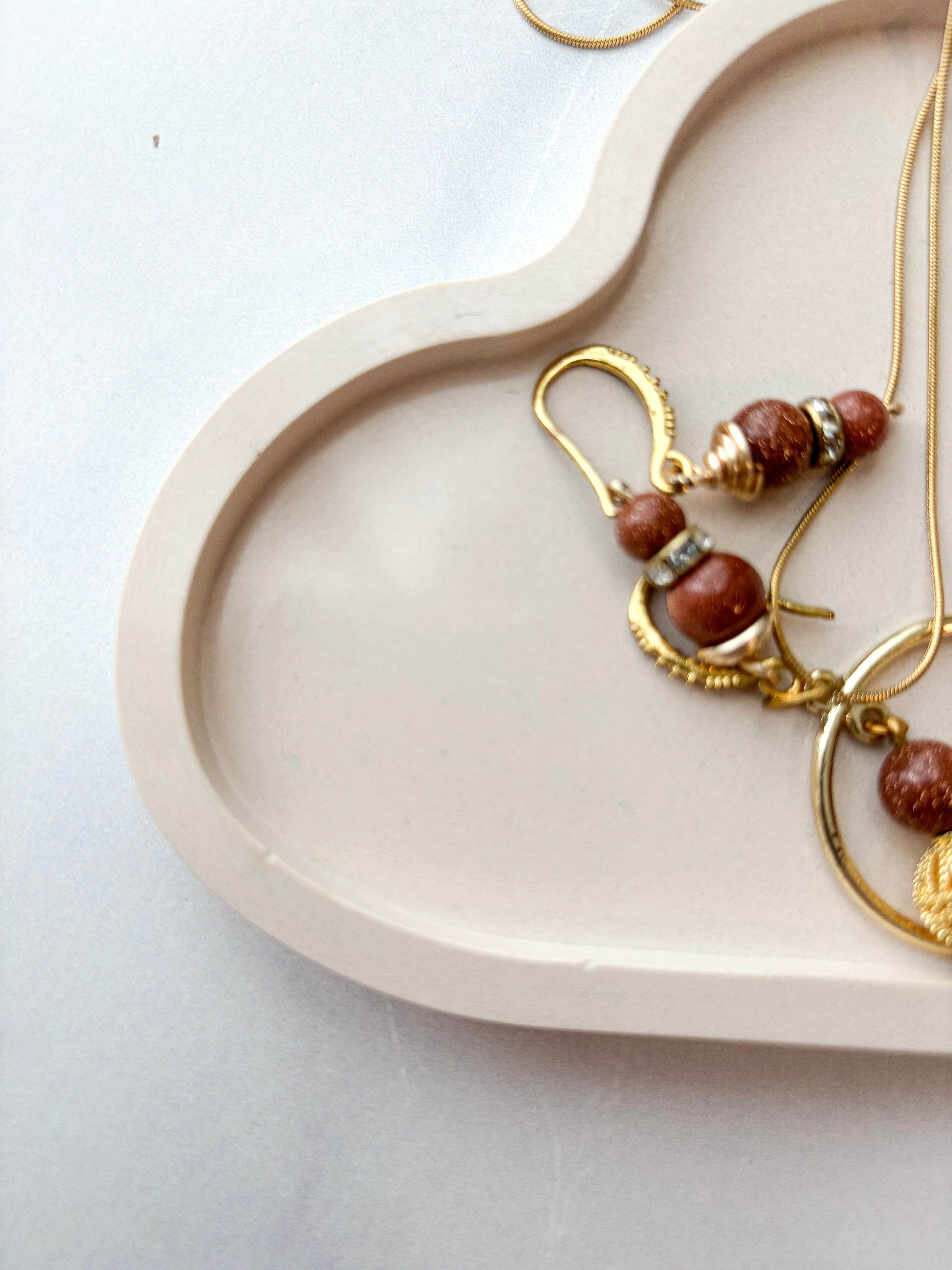Peachy Heart Ring Dish – Soft Stone Collection