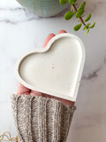 Natural White Stone Heart Ring Dish – Quiet Stone Collection