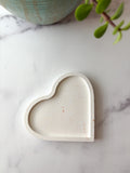 Natural White Stone Heart Ring Dish – Quiet Stone Collection