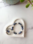 Natural White Stone Heart Ring Dish – Quiet Stone Collection