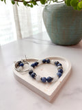 Natural White Stone Heart Ring Dish – Quiet Stone Collection