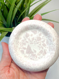 Pink & White Terrazzo Stone Ring Dish