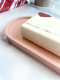Pink Oval Trinket Tray - Catchall Dish