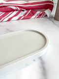Gray Oval Trinket Tray – Catchall Dish