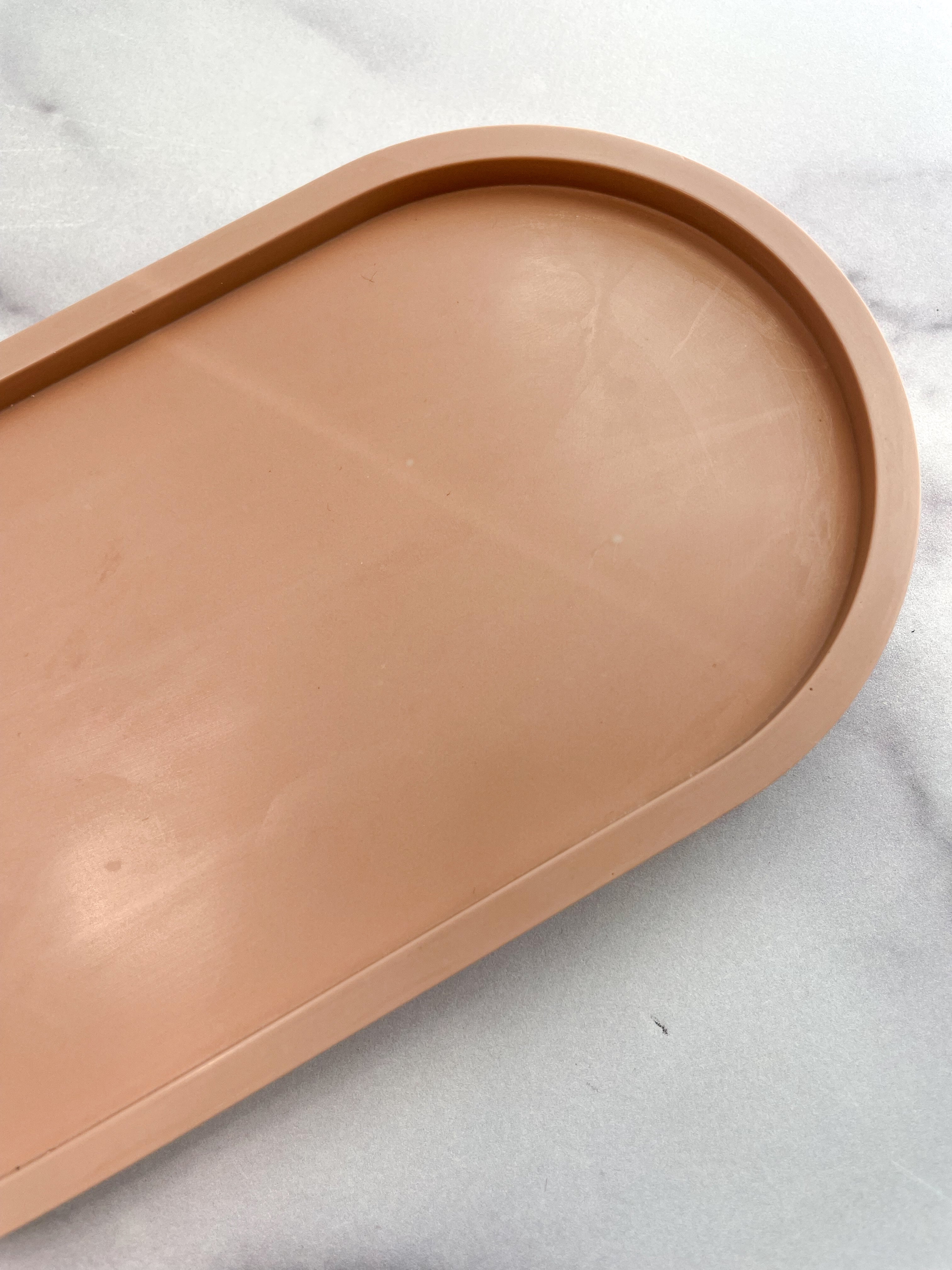 Terracotta Oval Trinket Tray – Catchall Dish