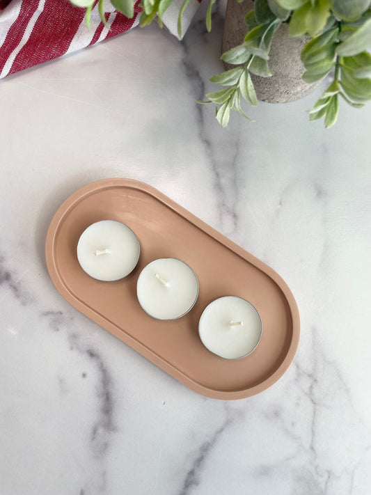 Terracotta Oval Trinket Tray – Catchall Dish