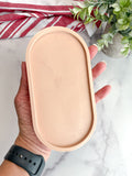 Terracotta Oval Trinket Tray – Catchall Dish