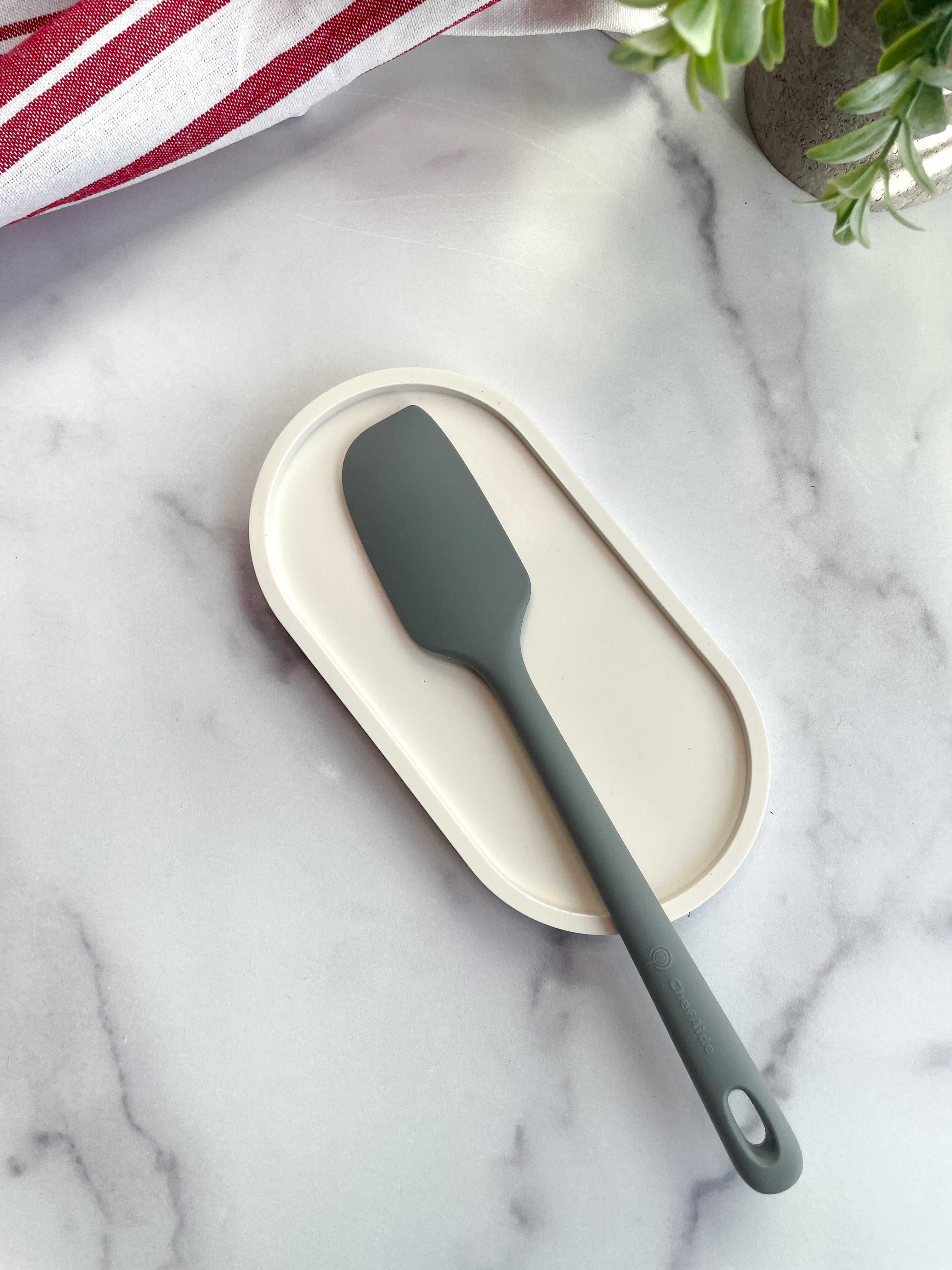 Natural White Oval Trinket Tray - Catchall Dish