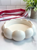 White Stone - Ornate Ring Dish