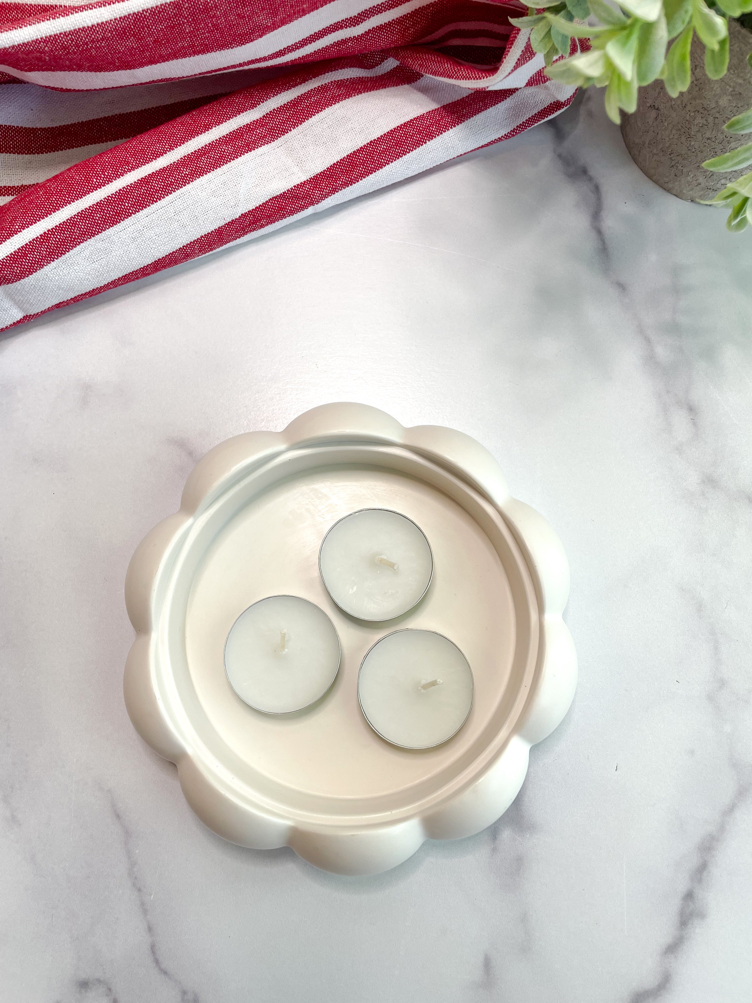 White Stone - Ornate Ring Dish