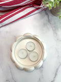White Stone - Ornate Ring Dish