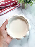 White Stone - Ornate Ring Dish