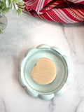 Powder Blue Marbled Bubble Ring Dish