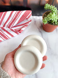Natural White Stone Ring Dish