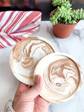 Coffee Marble Stone Coasters – Set of 2