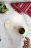 White & Gold Kintsugi-Inspired Coasters-Set of 2