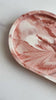 Terracotta Marble Oval Trinket Tray - Catchall Dish