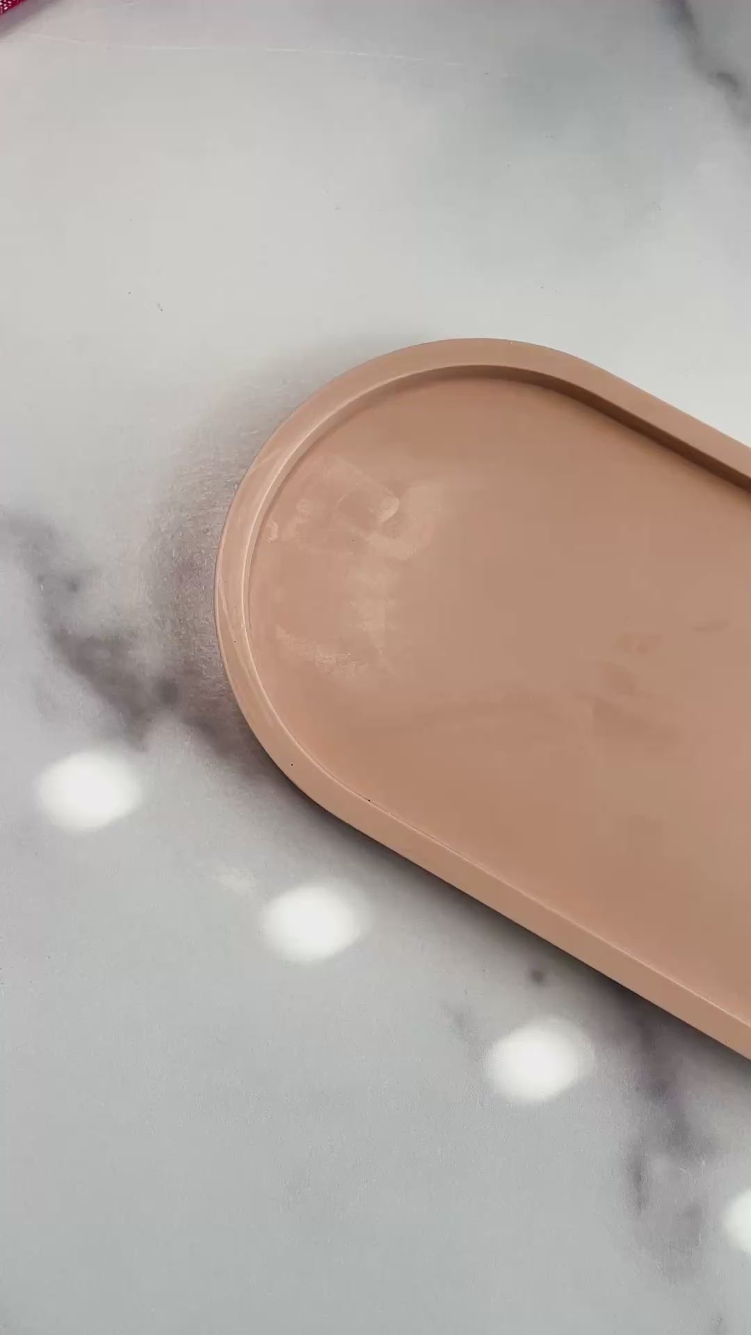 Terracotta Oval Trinket Tray – Catchall Dish