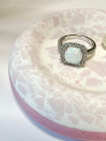 Pink & White Terrazzo Stone Ring Dish
